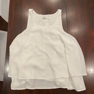 Hollister White Tank Top